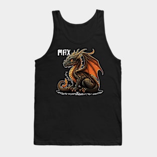 Cute Dragonpets Max Dragon Doll Fursuiter Cosplayer Tank Top